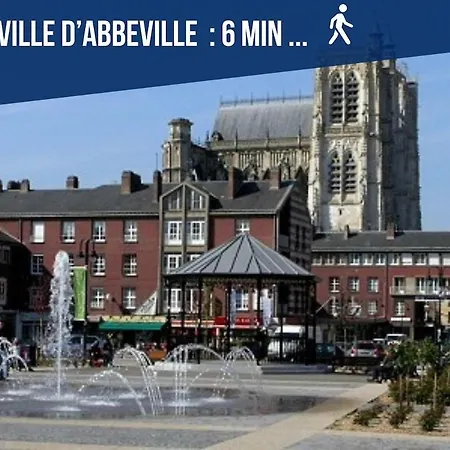 L'abbevilloise Revisitee-wifi-centre Ville-jardin Holiday home *